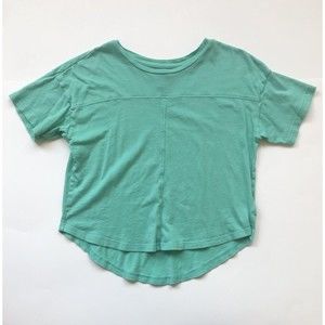 Gap Kids Girls Green Short Sleeve Shirt Size Medium (8)